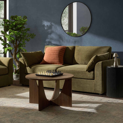 Miami 2 Seater Sofa - Chenille Olive - DUSK