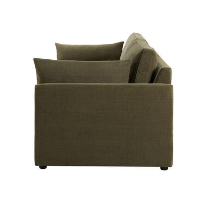 Miami 2 Seater Sofa - Chenille Olive - DUSK