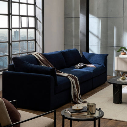 Miami 3 Seater Sofa - Chenille Navy - DUSK