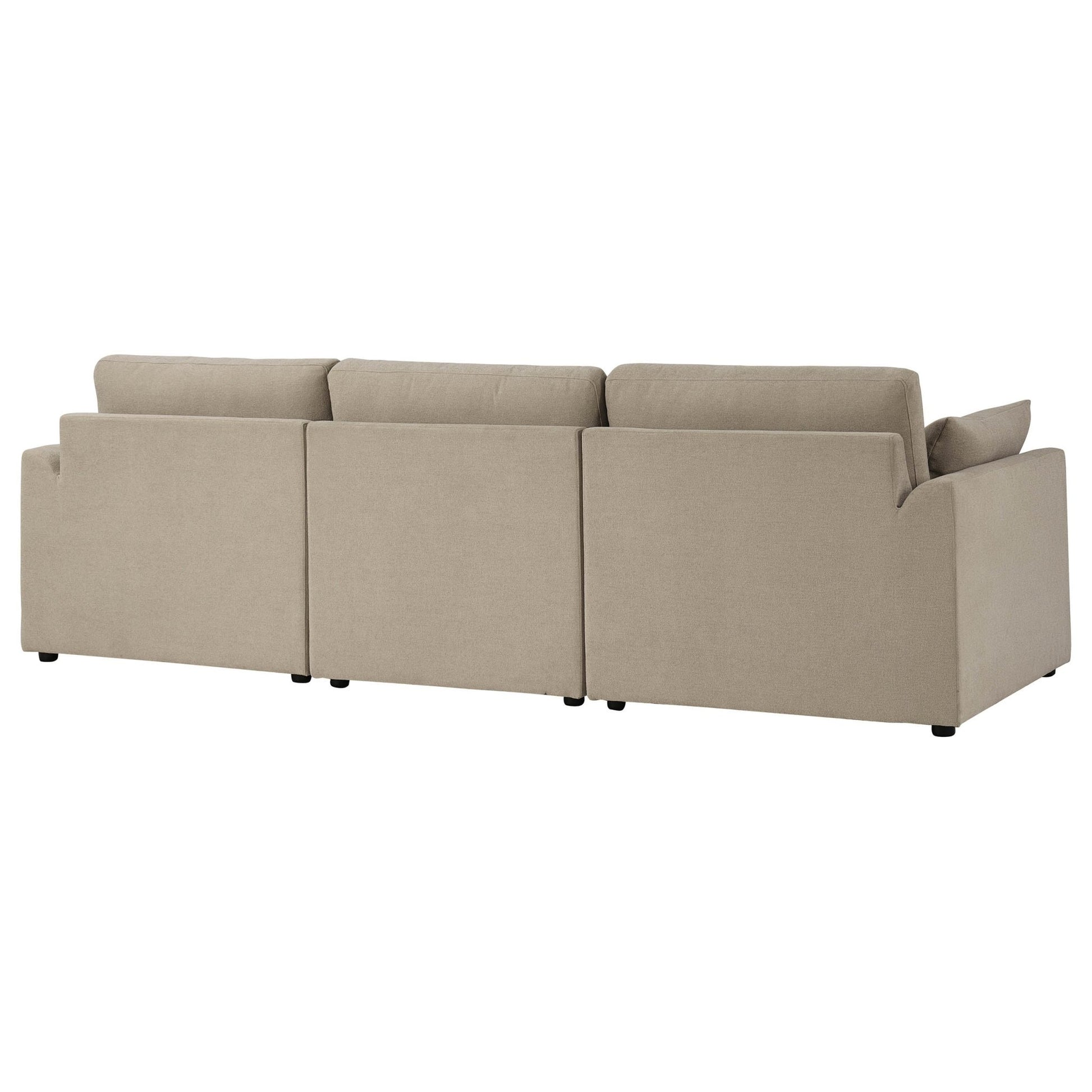 Miami 3 Seater Sofa - Chenille Oatmeal - DUSK