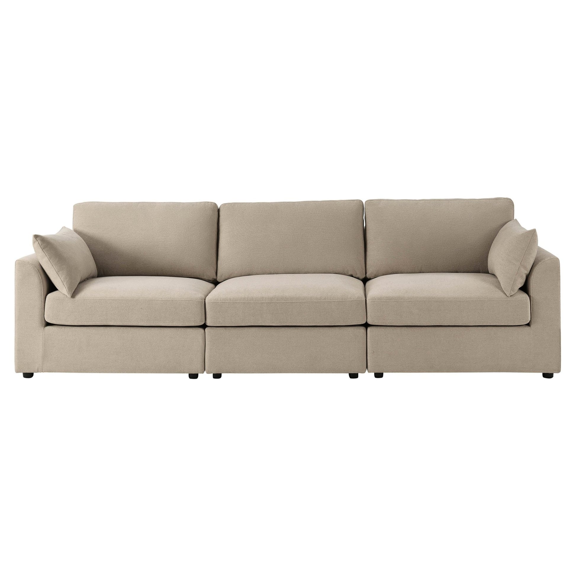 Miami 3 Seater Sofa - Chenille Oatmeal - DUSK
