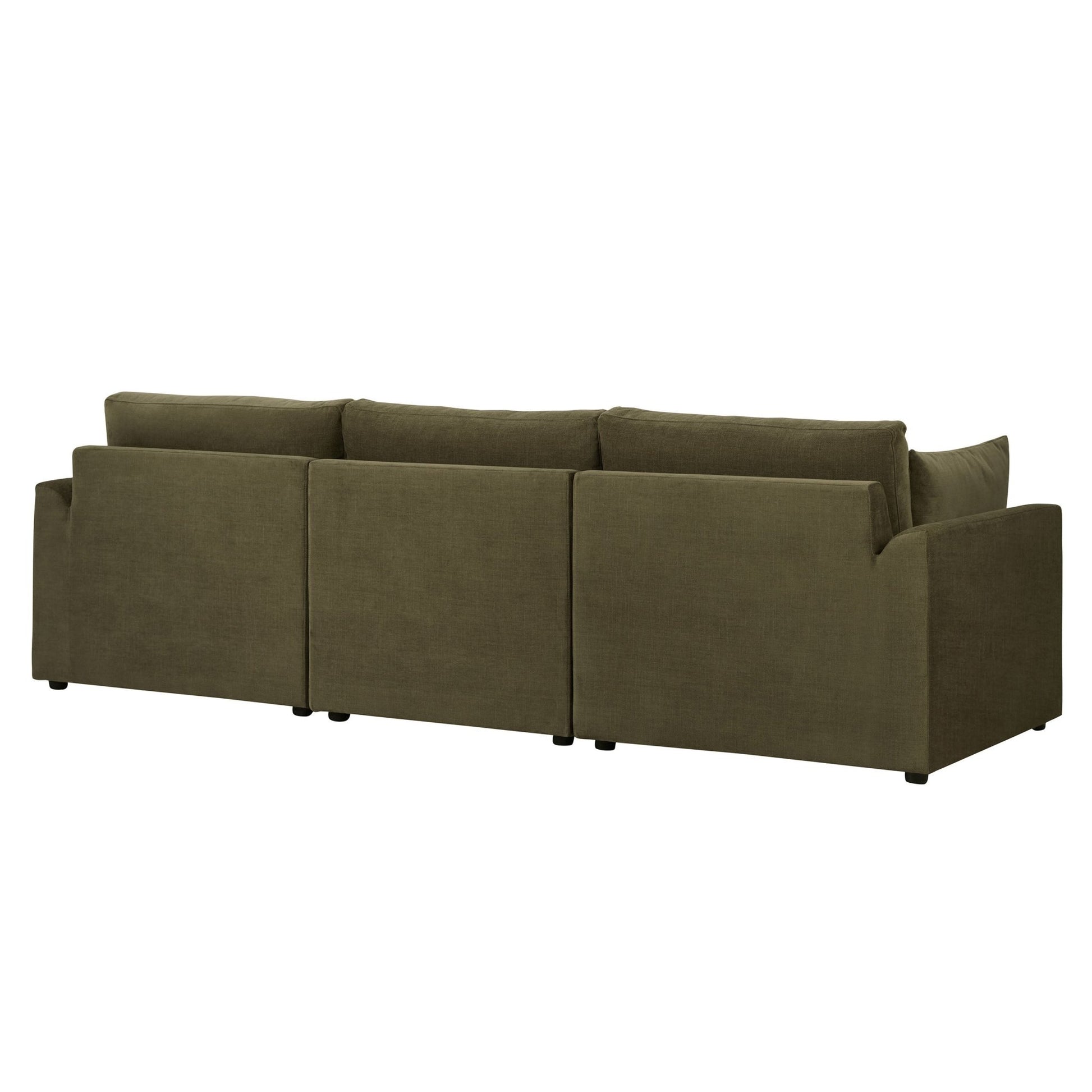 Miami 3 Seater Sofa - Chenille Olive - DUSK