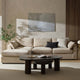 Miami Left Hand Chaise Sofa - Chenille Oatmeal - DUSK