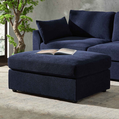 Miami Pouffe - Chenille Navy - DUSK