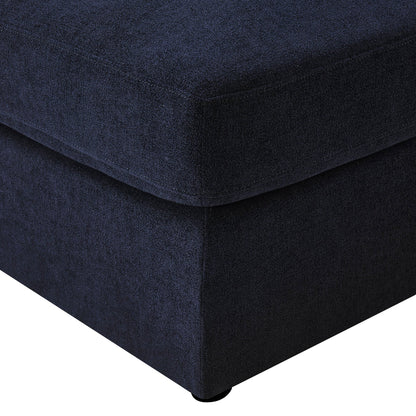 Miami Pouffe - Chenille Navy - DUSK