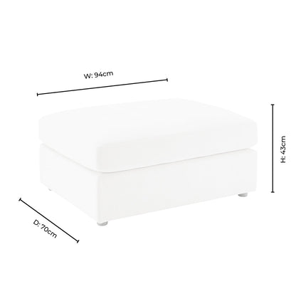 Miami Pouffe - Chenille Navy - DUSK