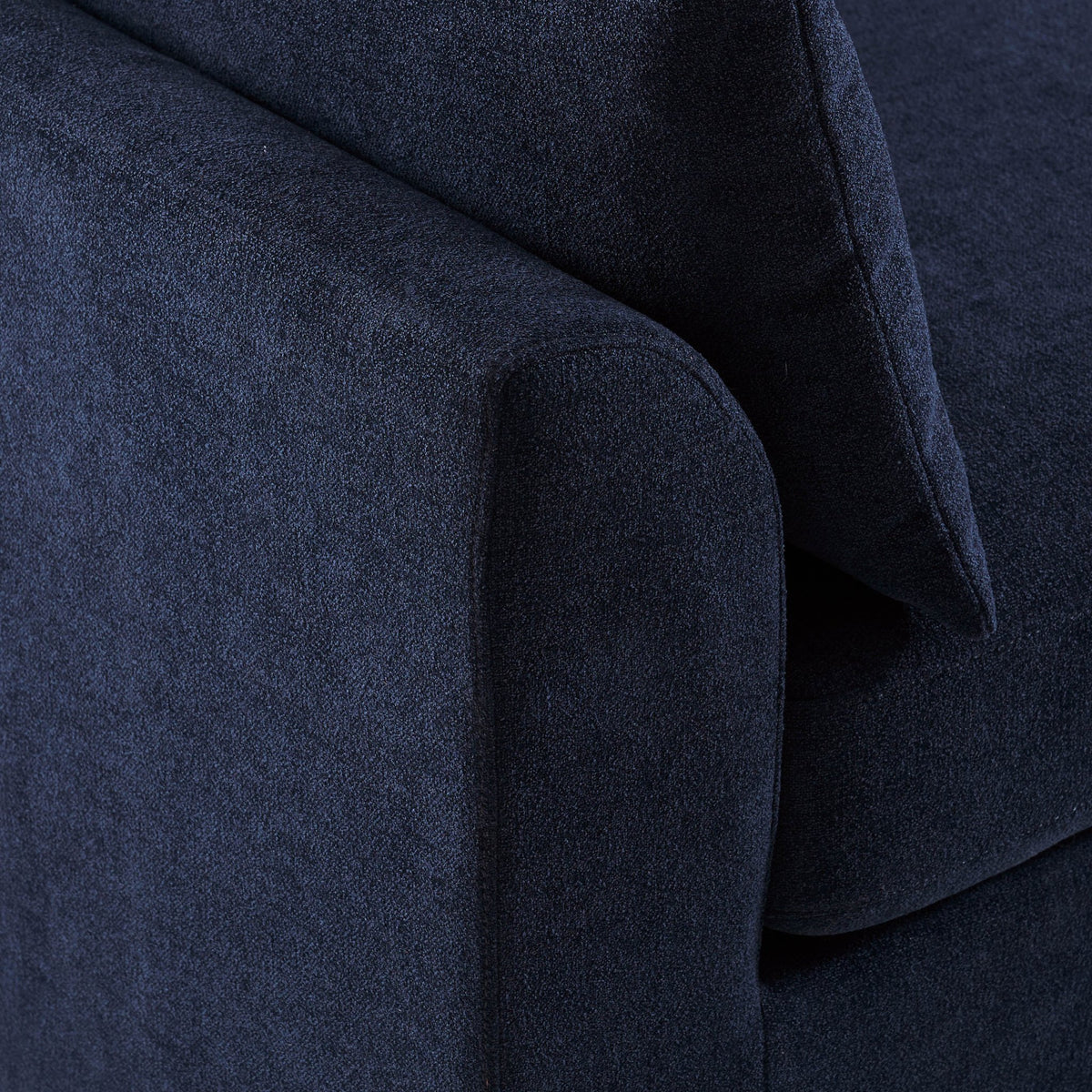Miami Right Hand Large L-Shape Sofa - Chenille Navy - DUSK