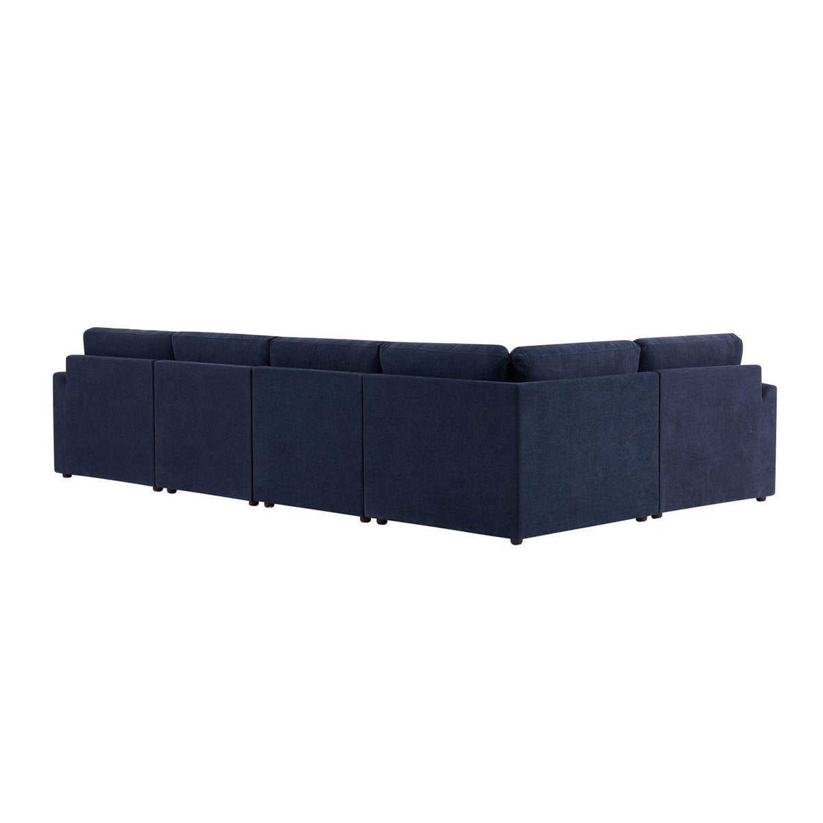 Miami Right Hand Large L-Shape Sofa - Chenille Navy - DUSK