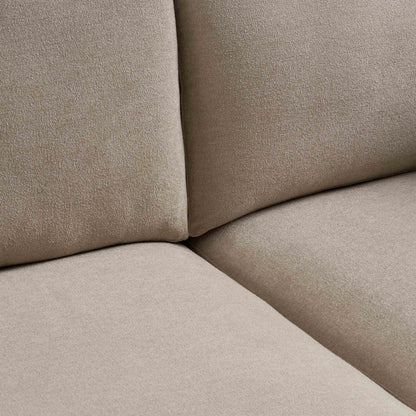 Miami Right Hand Large L-Shape Sofa - Chenille Oatmeal - DUSK