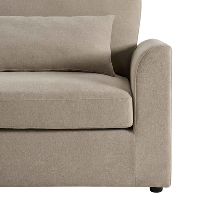 Miami Right Hand Large L-Shape Sofa - Chenille Oatmeal - DUSK