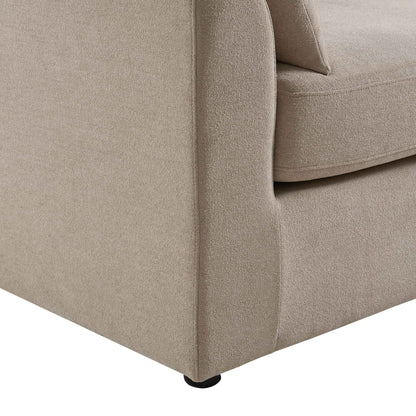 Miami Right Hand Large L-Shape Sofa - Chenille Oatmeal - DUSK