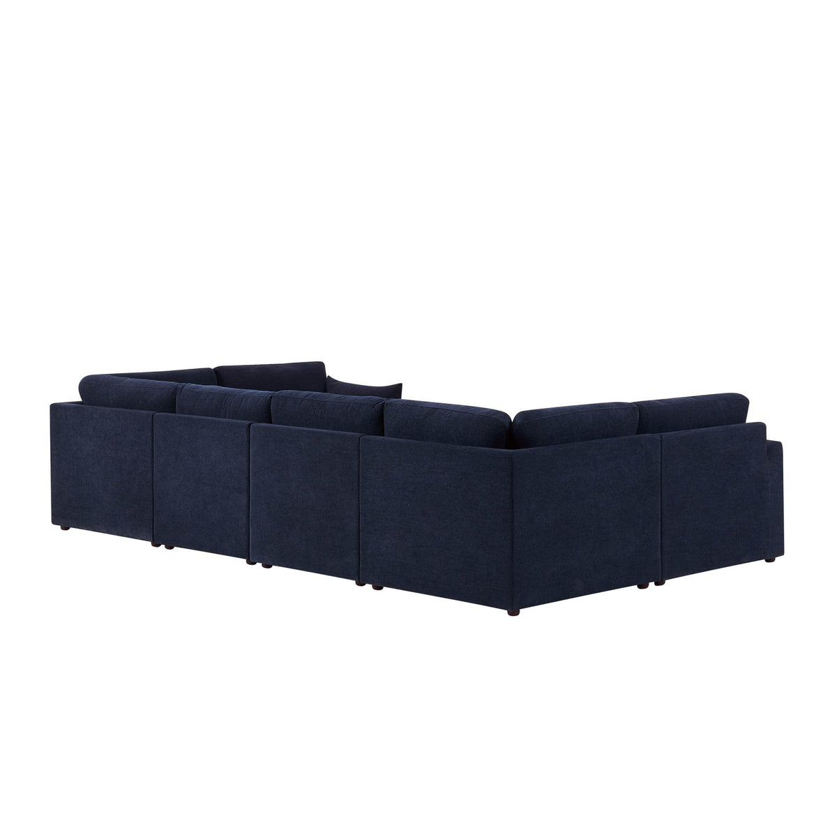 Miami U Shape Sofa - Chenille Navy - DUSK