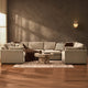 Miami U Shape Sofa - Chenille Oatmeal - DUSK