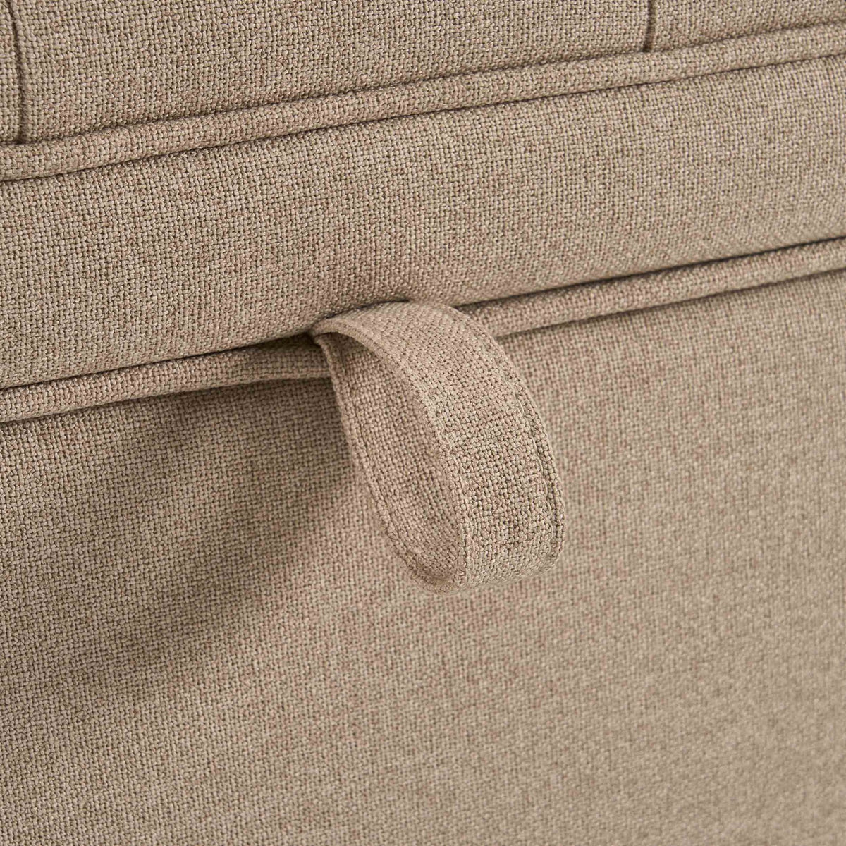 Middleton Button Back Storage Ottoman - Oatmeal - DUSK