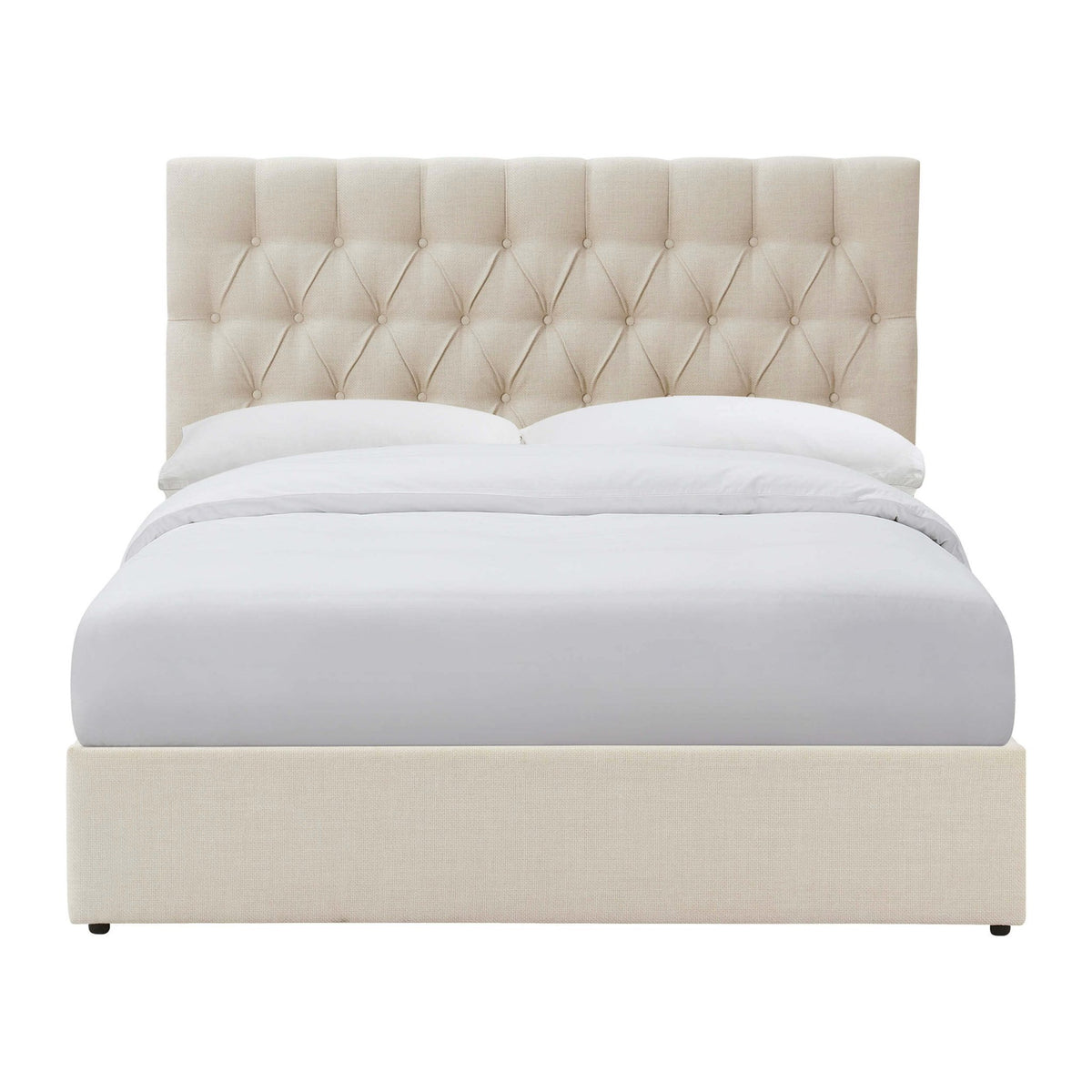 Middleton Ottoman Storage Bed - Beige - DUSK