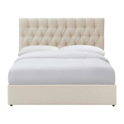 Middleton Ottoman Storage Bed - Beige - DUSK
