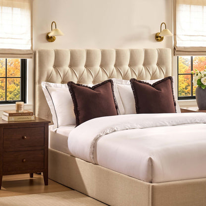 Middleton Ottoman Storage Bed - Beige - DUSK