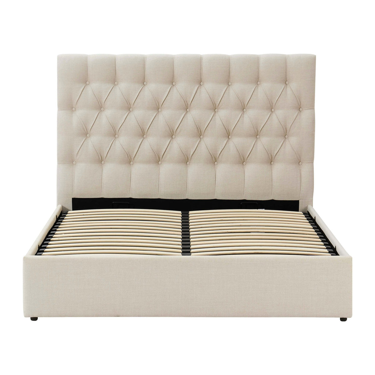 Middleton Ottoman Storage Bed - Beige - DUSK