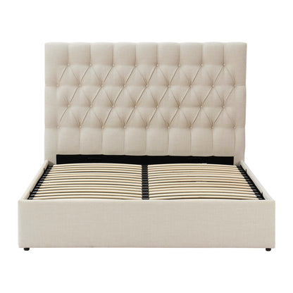 Middleton Ottoman Storage Bed - Beige - DUSK
