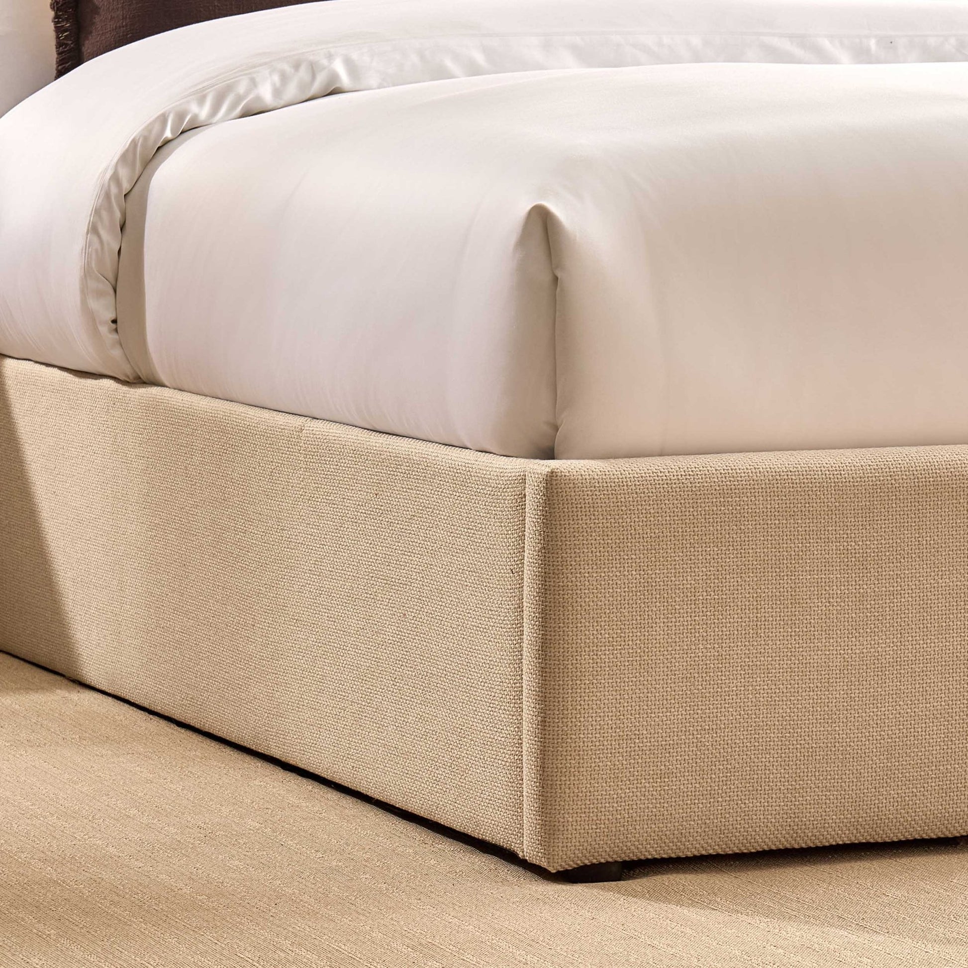 Middleton Ottoman Storage Bed - Beige - DUSK