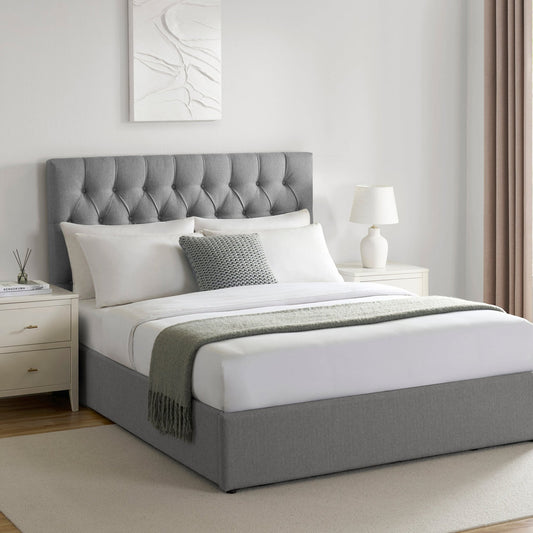 Middleton Ottoman Storage Bed - Mid Grey - DUSK