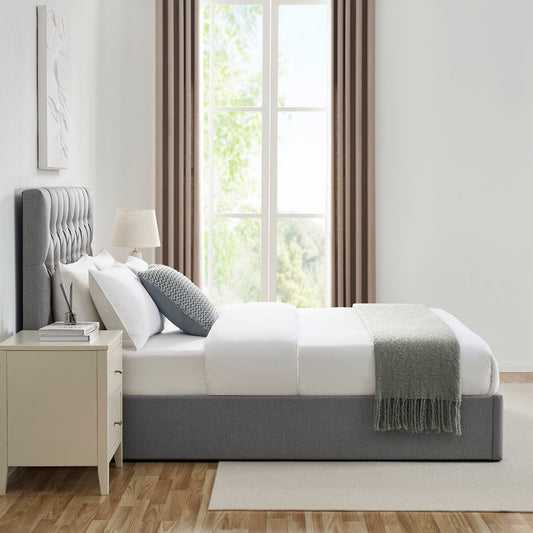 Middleton Ottoman Storage Bed - Mid Grey - DUSK