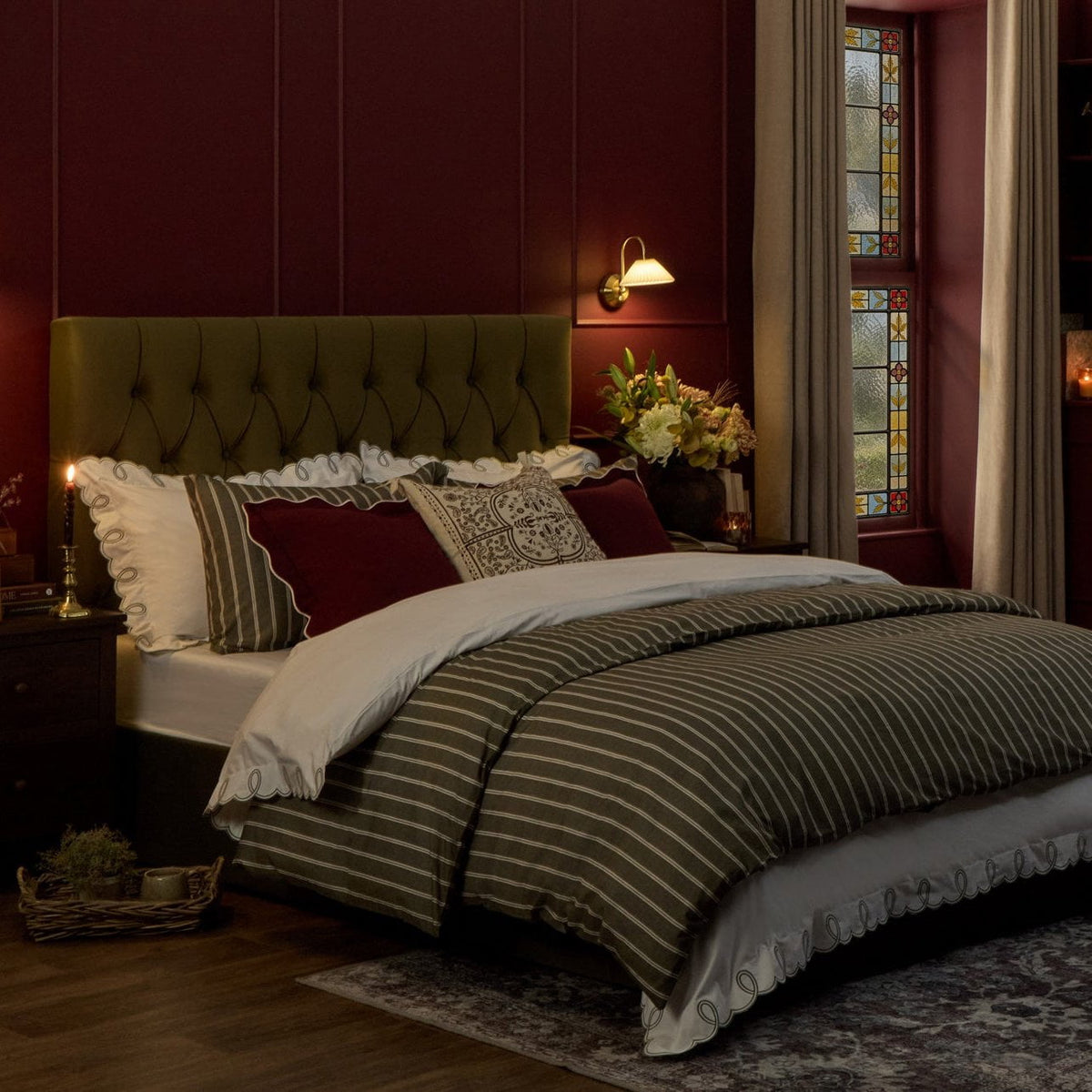 Middleton Ottoman Storage Bed - Muted Moss - DUSK