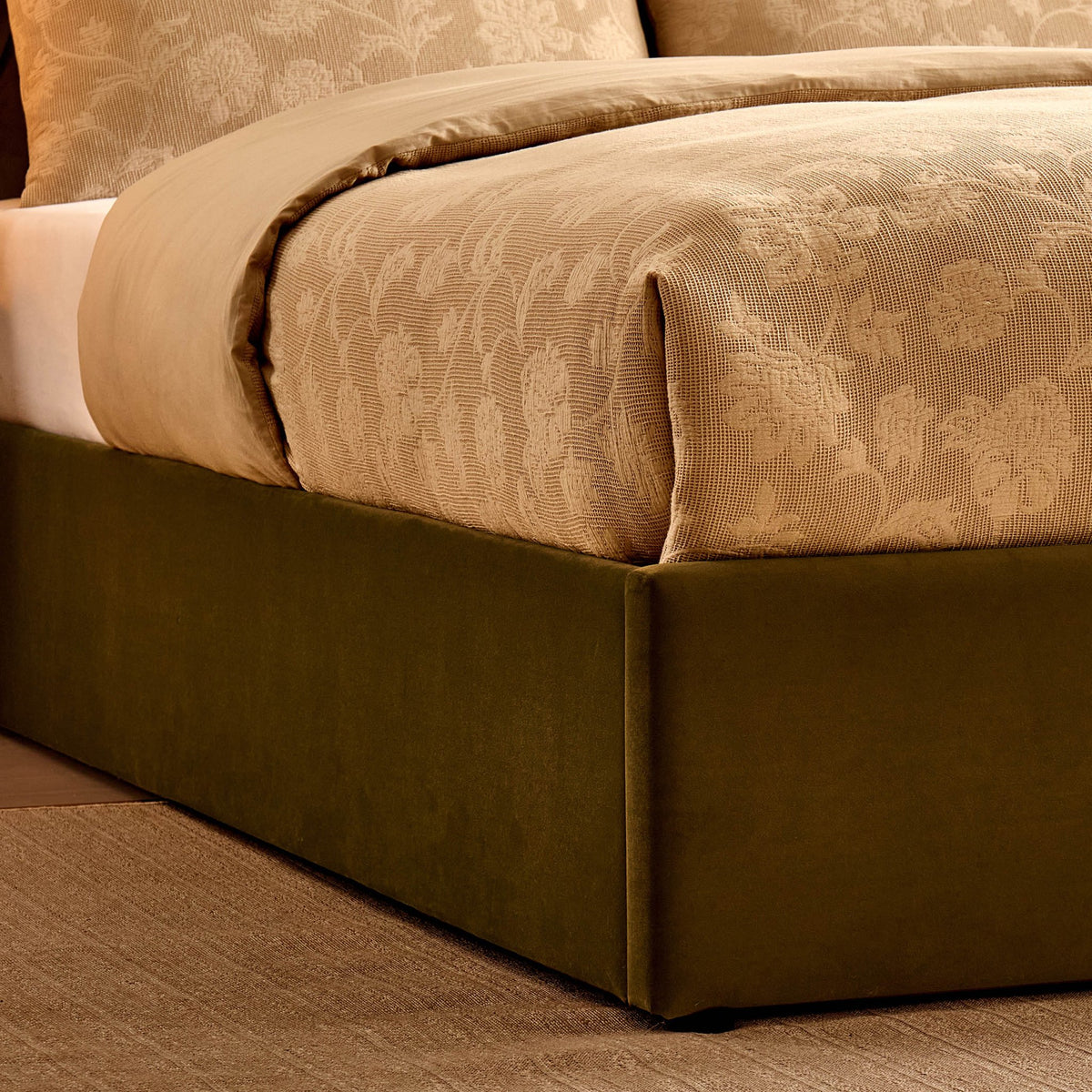 Middleton Ottoman Storage Bed - Muted Moss - DUSK