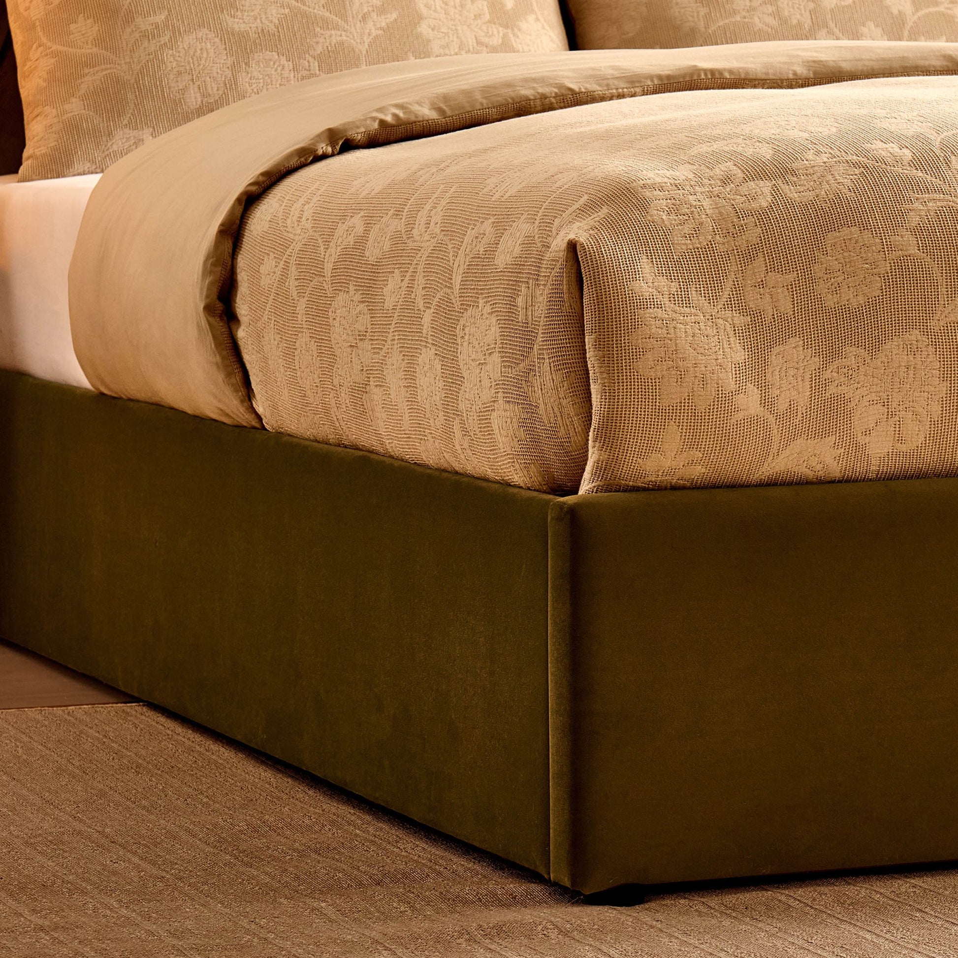 Middleton Ottoman Storage Bed - Muted Moss - DUSK