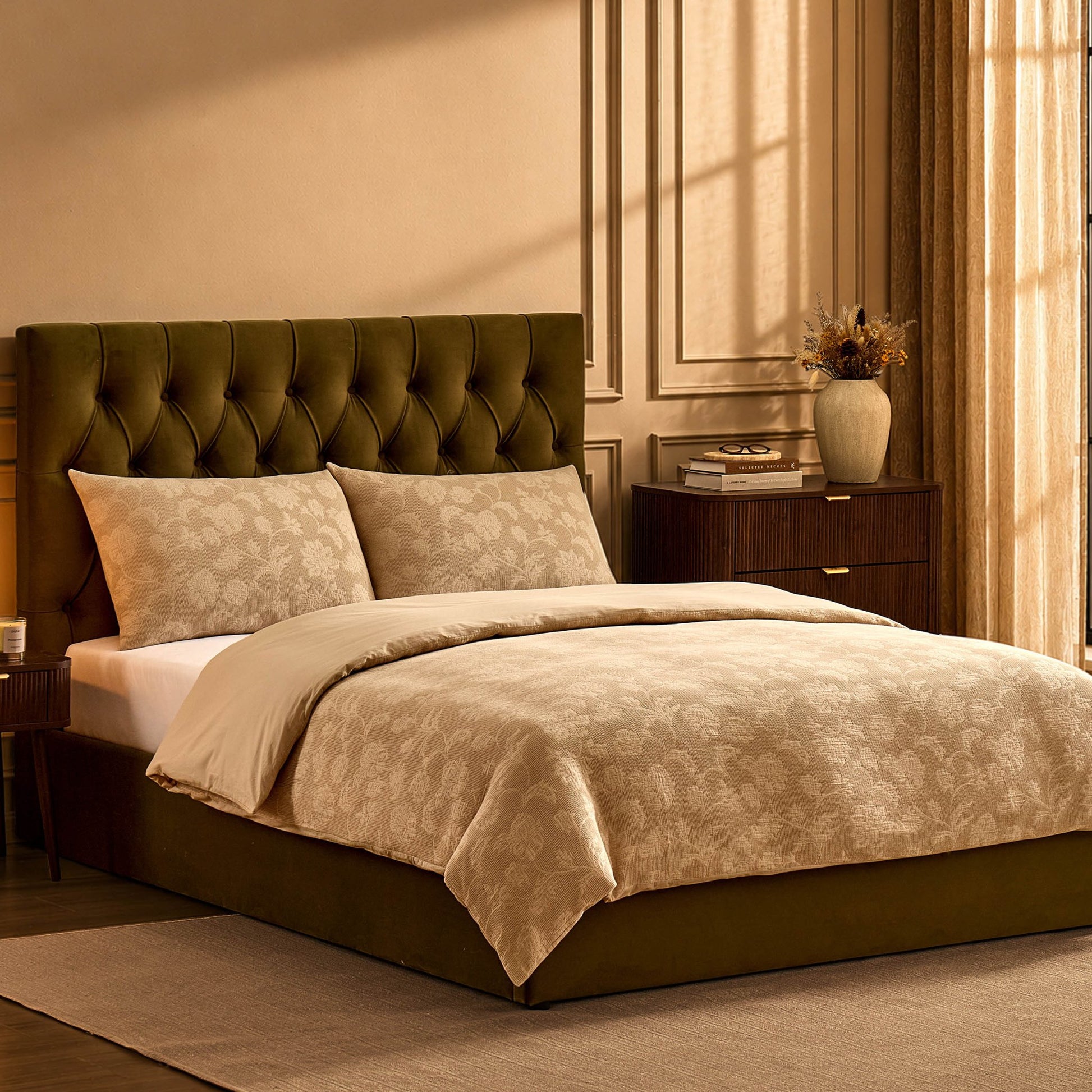 Middleton Ottoman Storage Bed - Muted Moss - DUSK