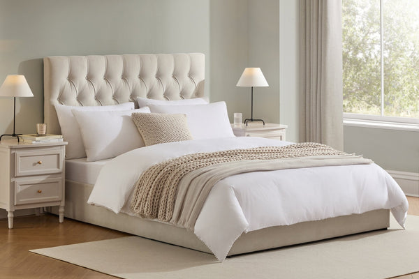 Middleton Ottoman Storage Bed - Natural - DUSK