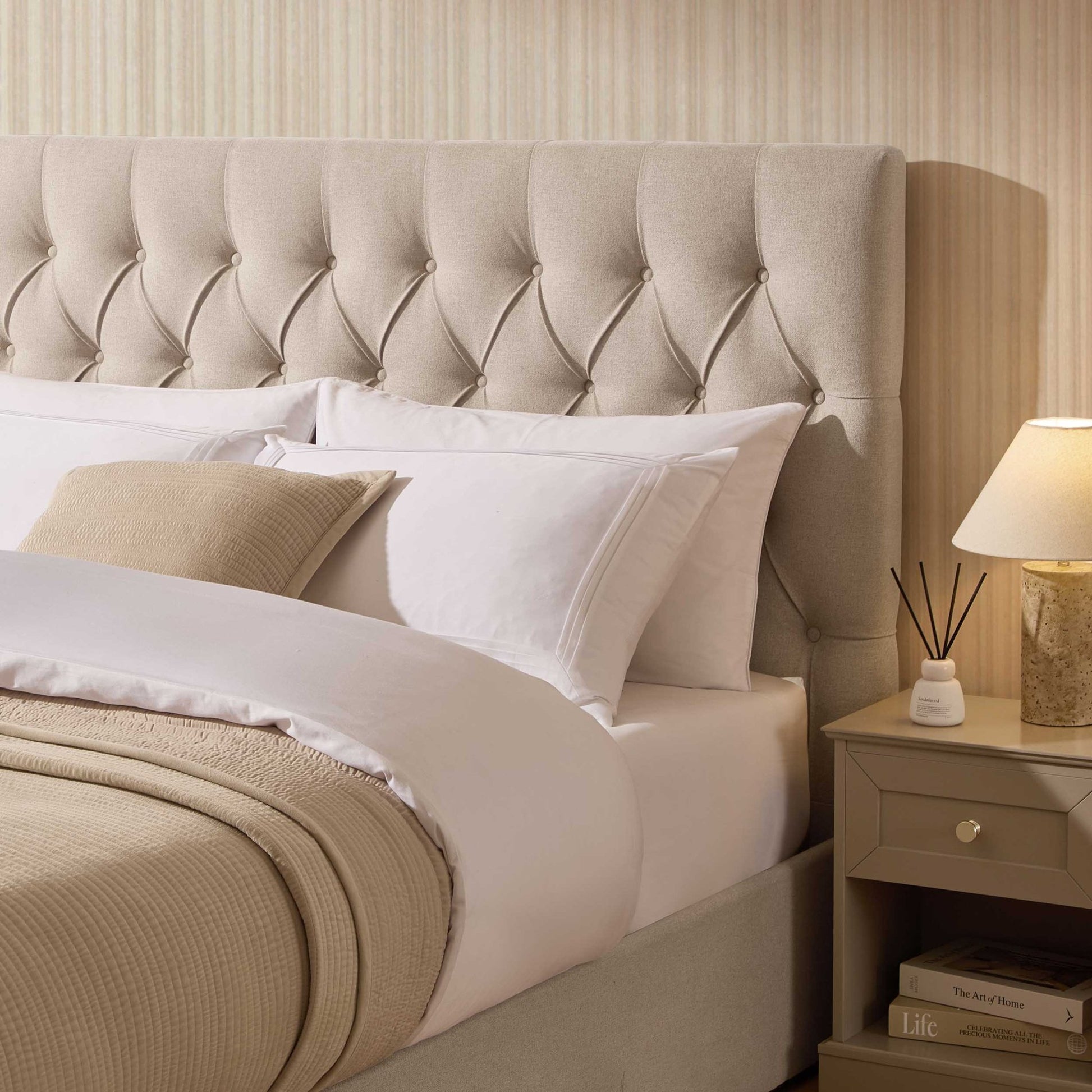 Middleton Ottoman Storage Bed - Oatmeal - DUSK