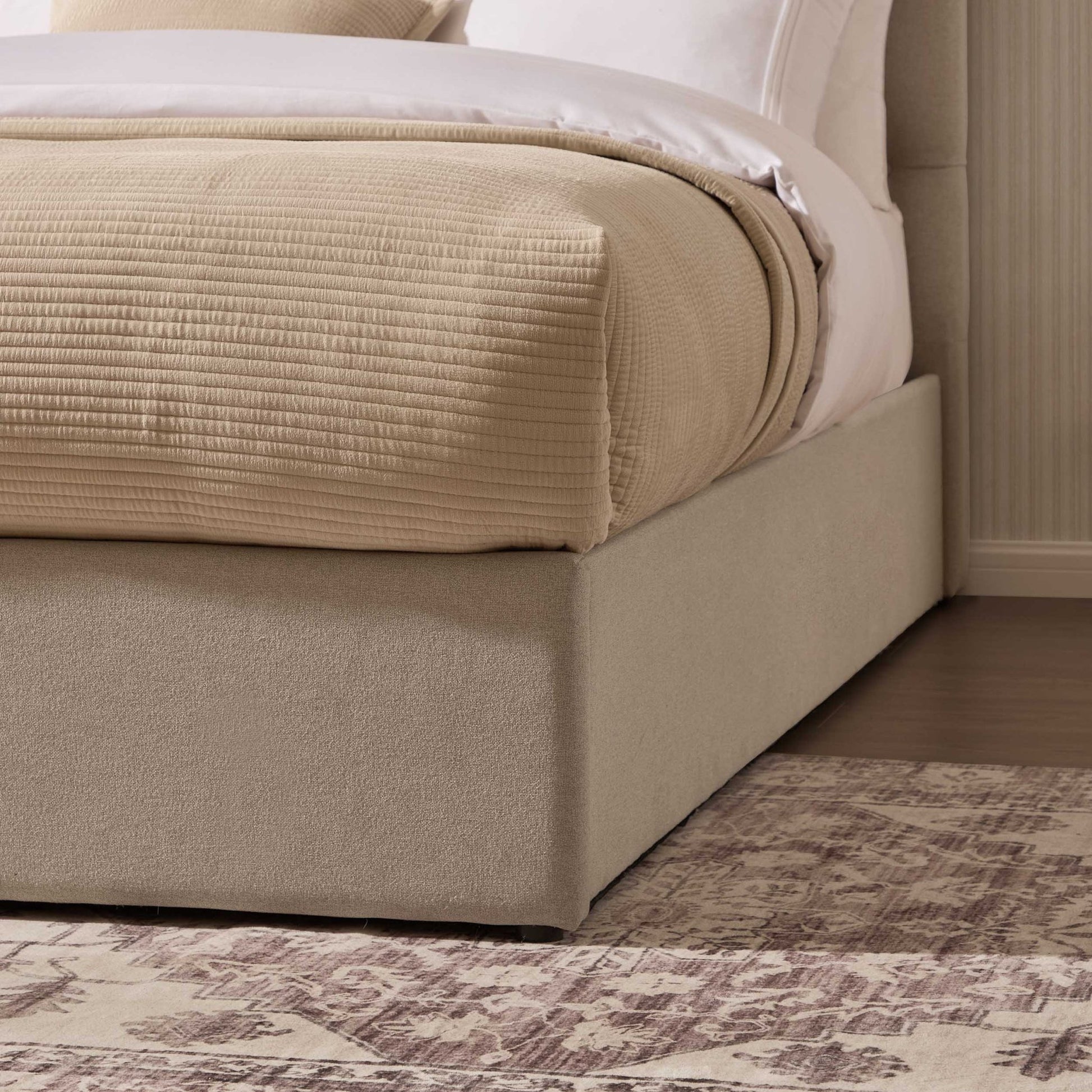 Middleton Ottoman Storage Bed - Oatmeal - DUSK