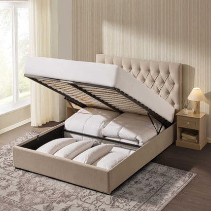 Middleton Ottoman Storage Bed - Oatmeal - DUSK
