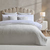 Milan Textured Matte Bedspread 2.5 X 2.6m - Silver - DUSK