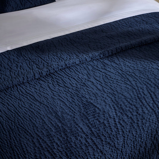 Milan Textured Matte - Bedspread - Midnight - DUSK