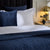 Milan Textured Matte Cushion Cover - Midnight - DUSK