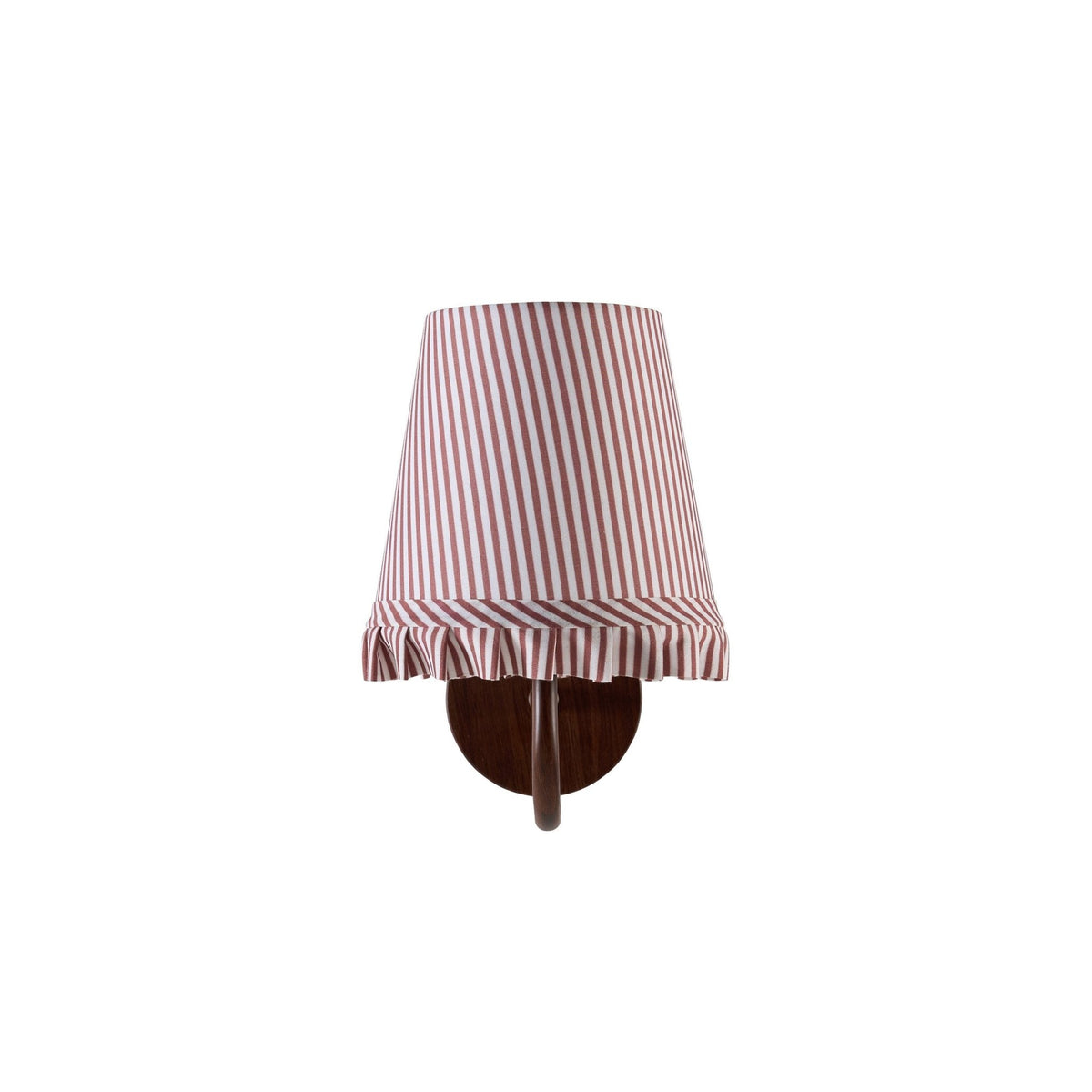 Millie Frill Stripe Shade Rechargeable Wall Light - Deep Red - DUSK