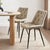 Millie Set of 2 Dining Chairs - Velvet - Sand - DUSK