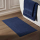 Milos Plain Picture Frame Bath Mat - Dark Royal Blue - DUSK
