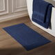 Milos Plain Picture Frame Bath Mat - Dark Royal Blue - DUSK