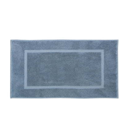 Milos Plain Picture Frame Bath Mat - French Blue - DUSK