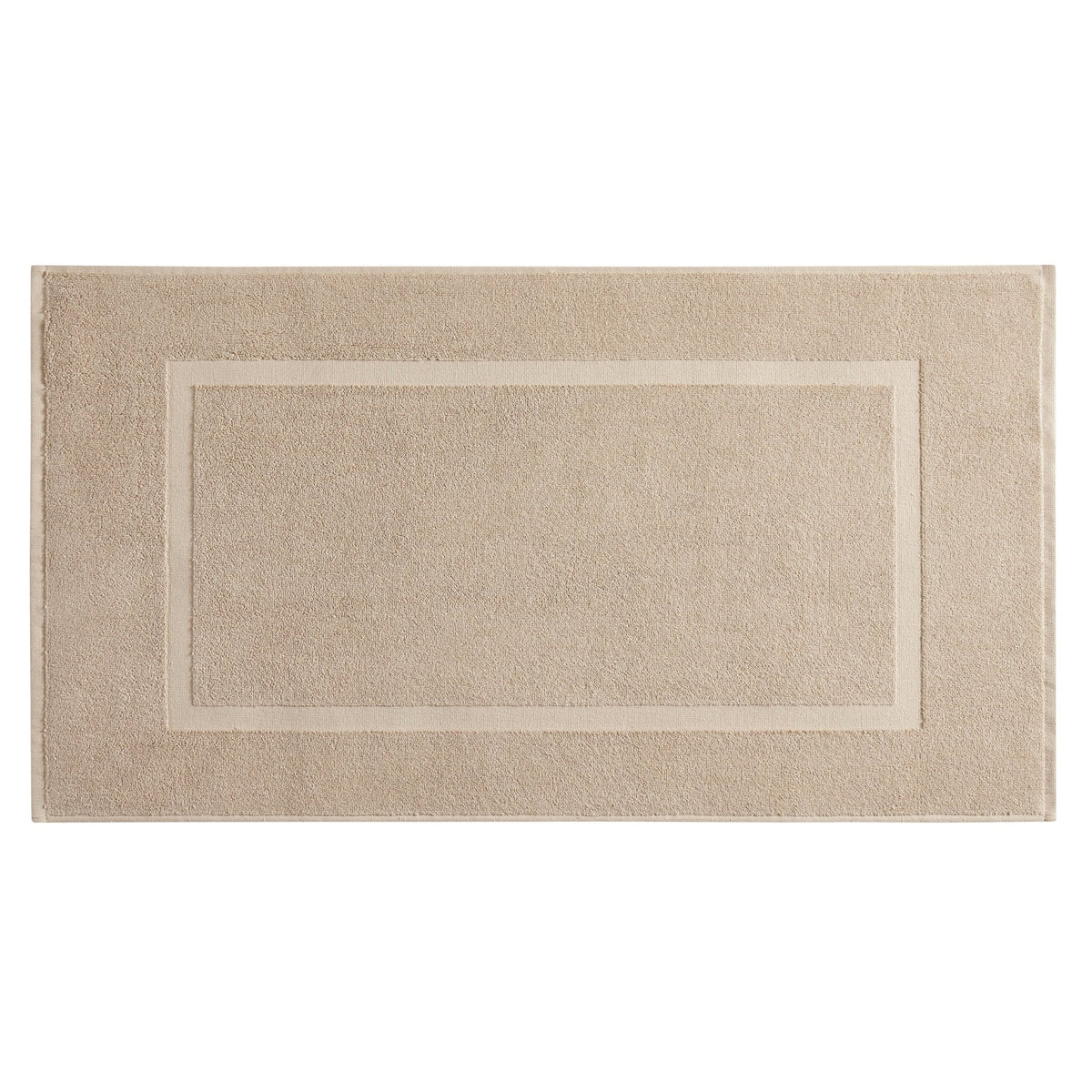 Milos Plain Picture Frame Bath Mat - Natural - DUSK