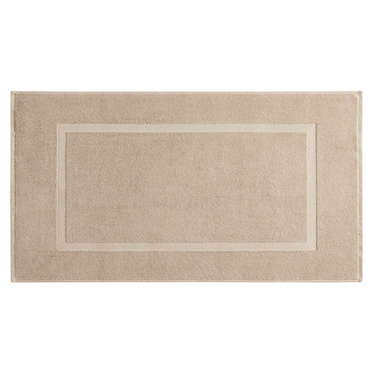 Milos Plain Picture Frame Bath Mat - Natural - DUSK