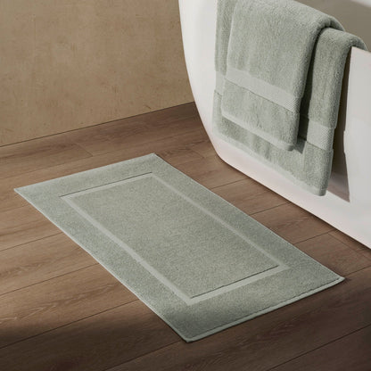 Milos Plain Picture Frame Bath Mat - Olive - DUSK