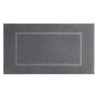 Milos Plain Picture Frame Bath Mat - Slate - DUSK
