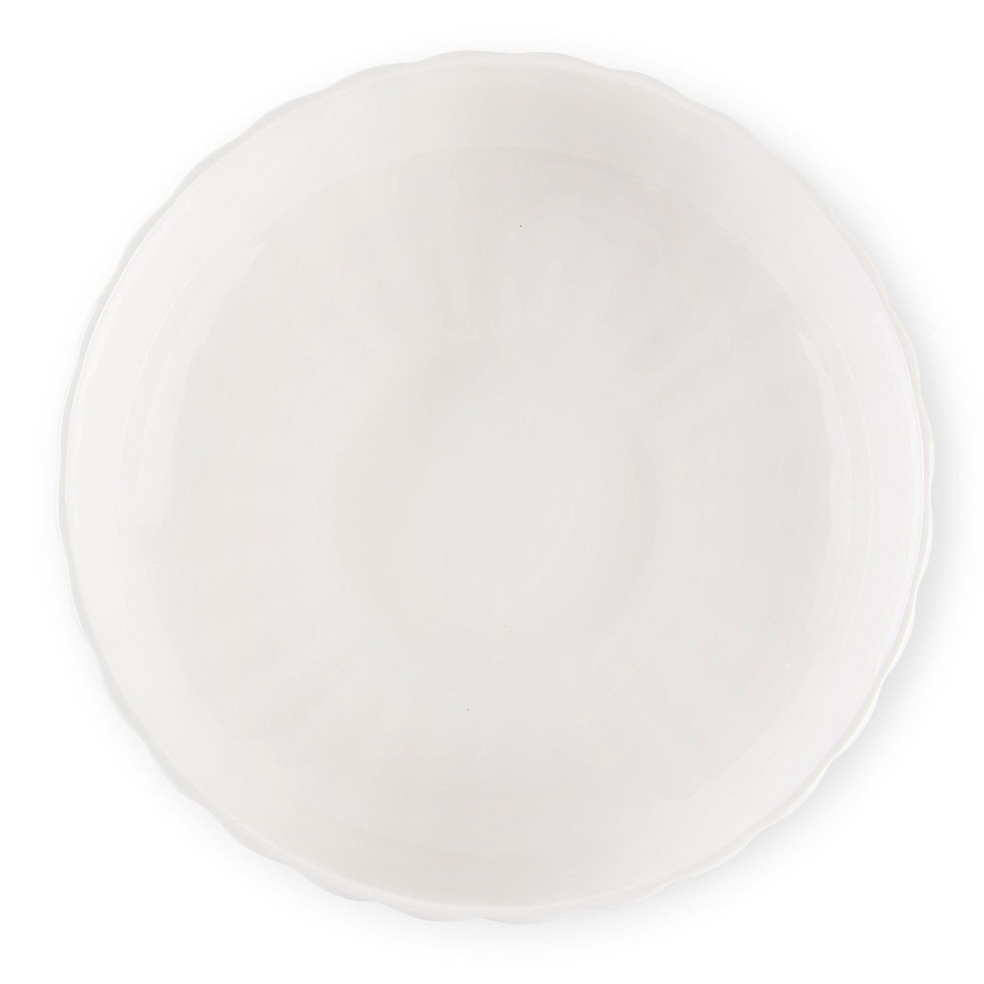 Mira Scalloped Serving Bowl - Off White - DUSK