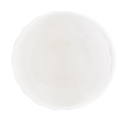 Mira Scalloped Set of 4 Cereal Bowls - Off White - DUSK