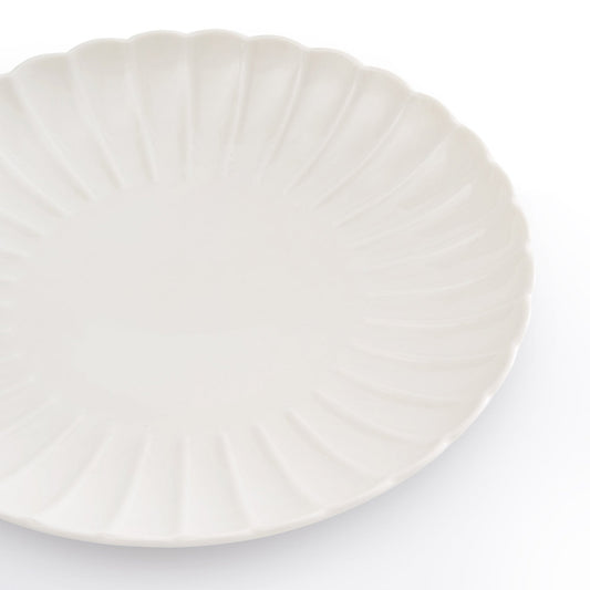 Mira Scalloped Set of 4 Side Plates - Off White - DUSK