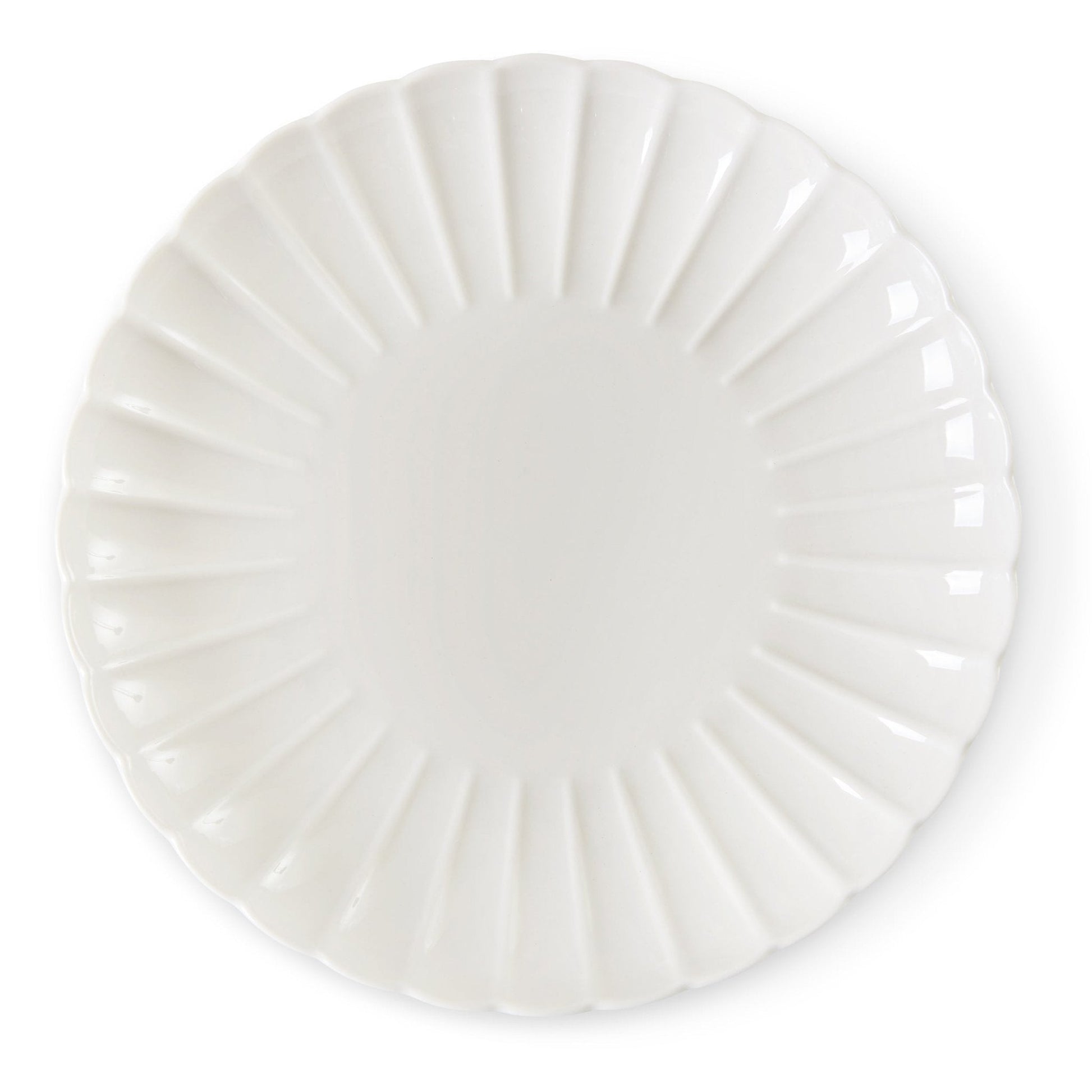 Mira Scalloped Set of 4 Side Plates - Off White - DUSK